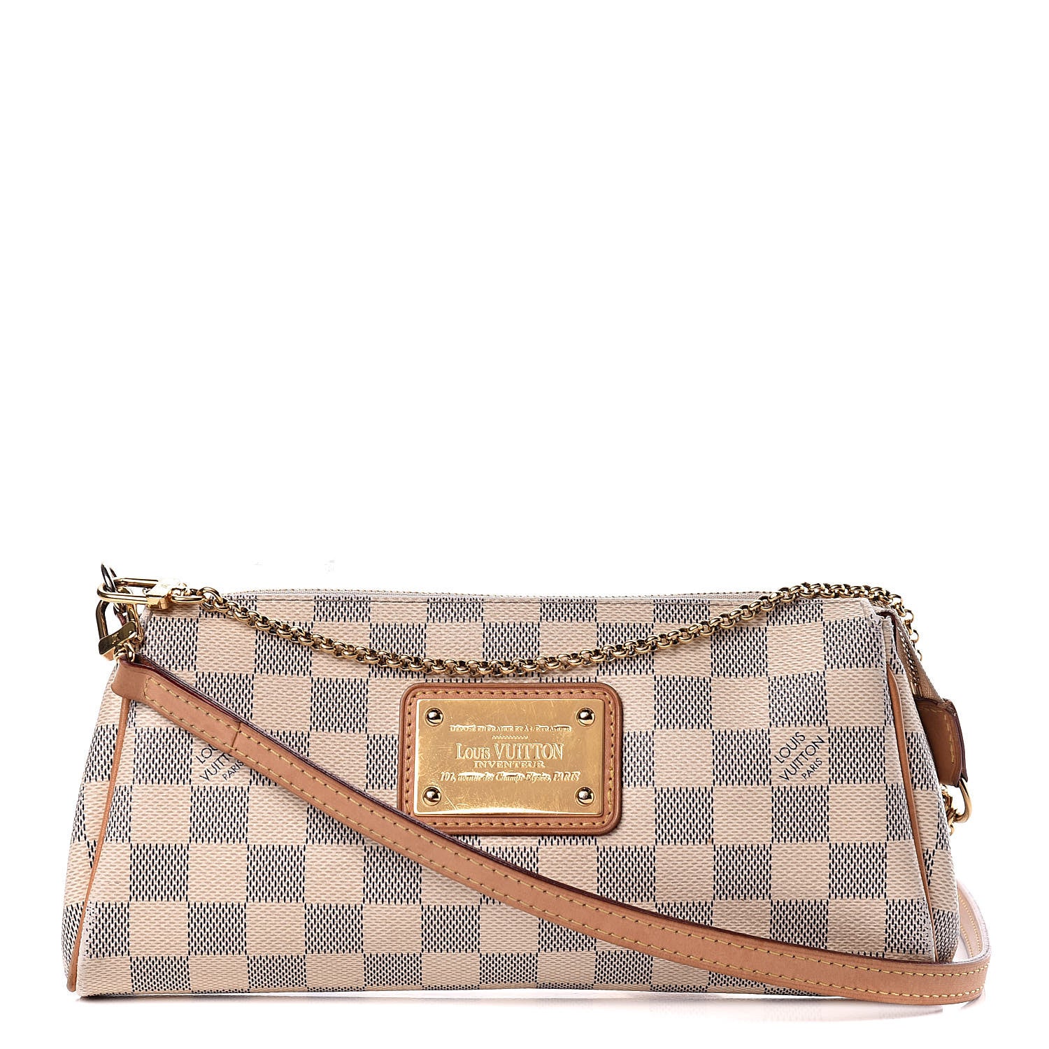 Louis Vuitton Damier Azur Eva Clutch 1 of 15