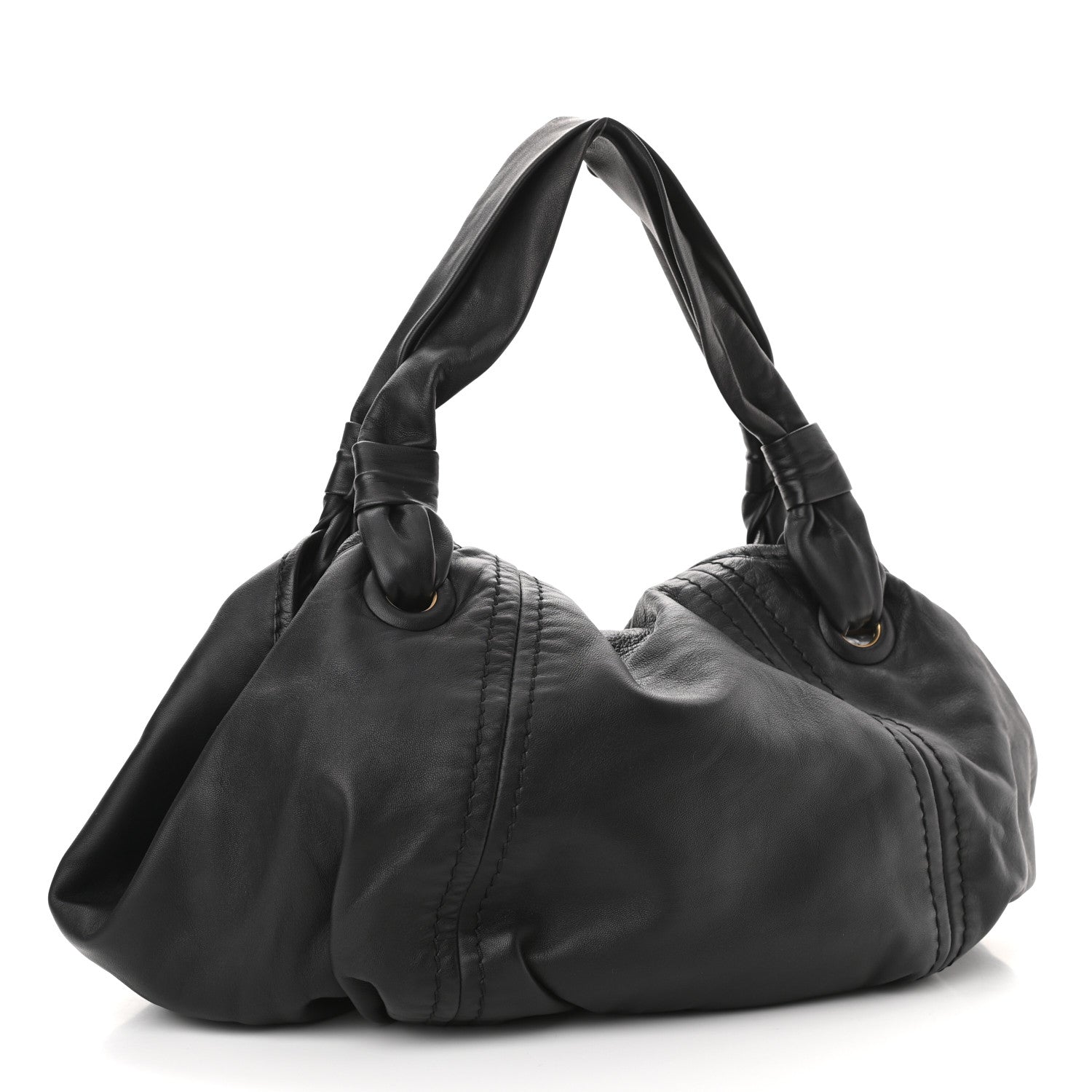 Jimmy Choo Calfskin Satchel Black 3 of 10