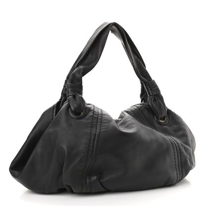 Jimmy Choo Calfskin Satchel Black 3 of 10