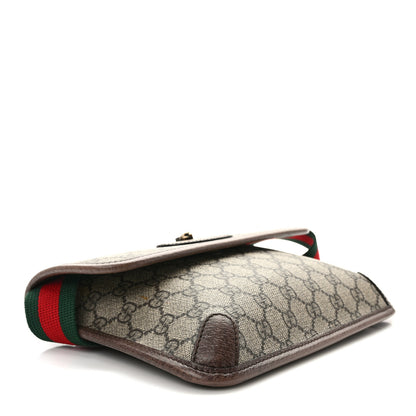 Gucci GG Supreme Monogram Neo Vintage Web Belt Bag Brown 4 of 9