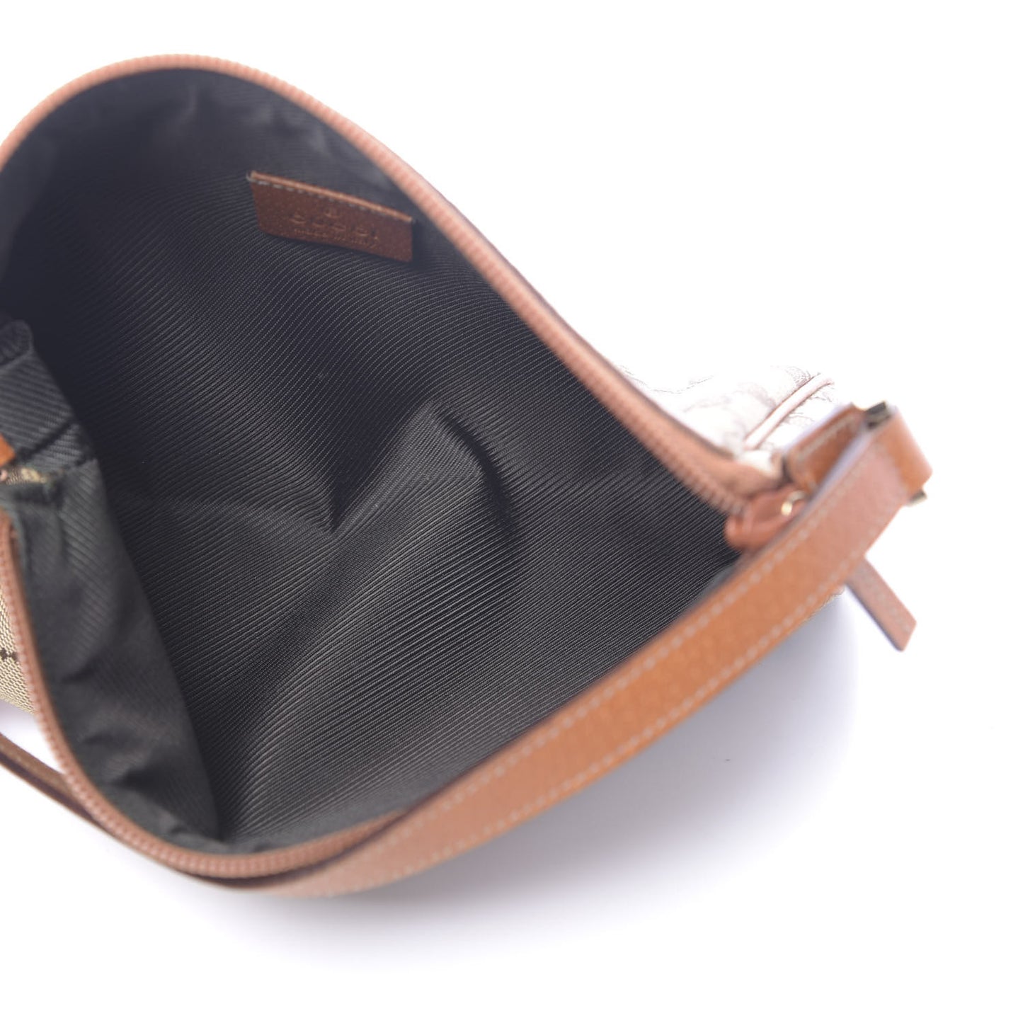 Monogram D Ring Cosmetic Case Light Brown
