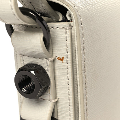 Off-White Saffiano Binder Flap Bag White 8 of 8