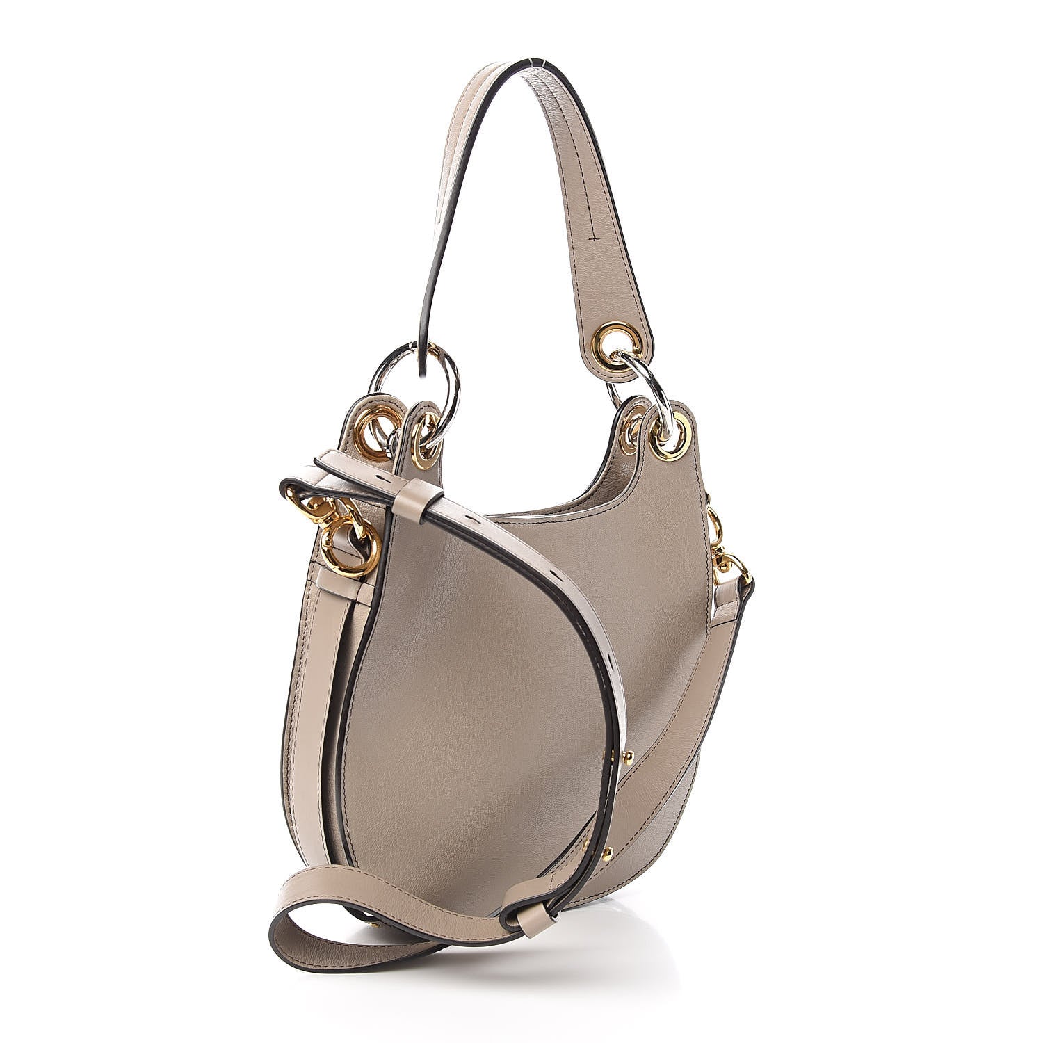 Chloe Calfskin Medium Tess Hobo Motty Grey 3 of 9