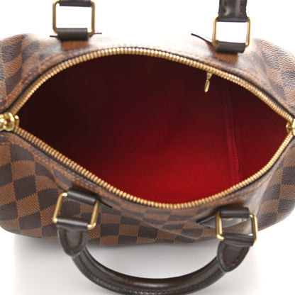 Louis Vuitton Damier Ebene Speedy Bandouliere 25 5 of 10