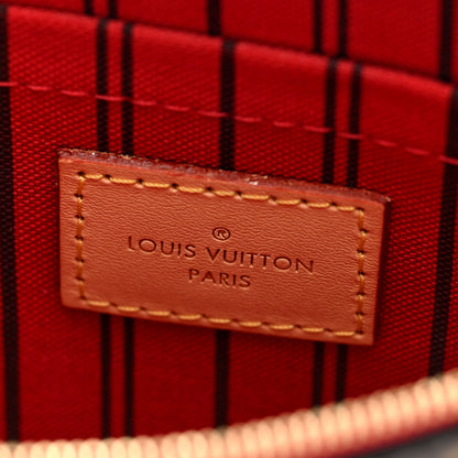 Louis Vuitton Monogram Neverfull MM GM Pochette Cherry 6 of 7