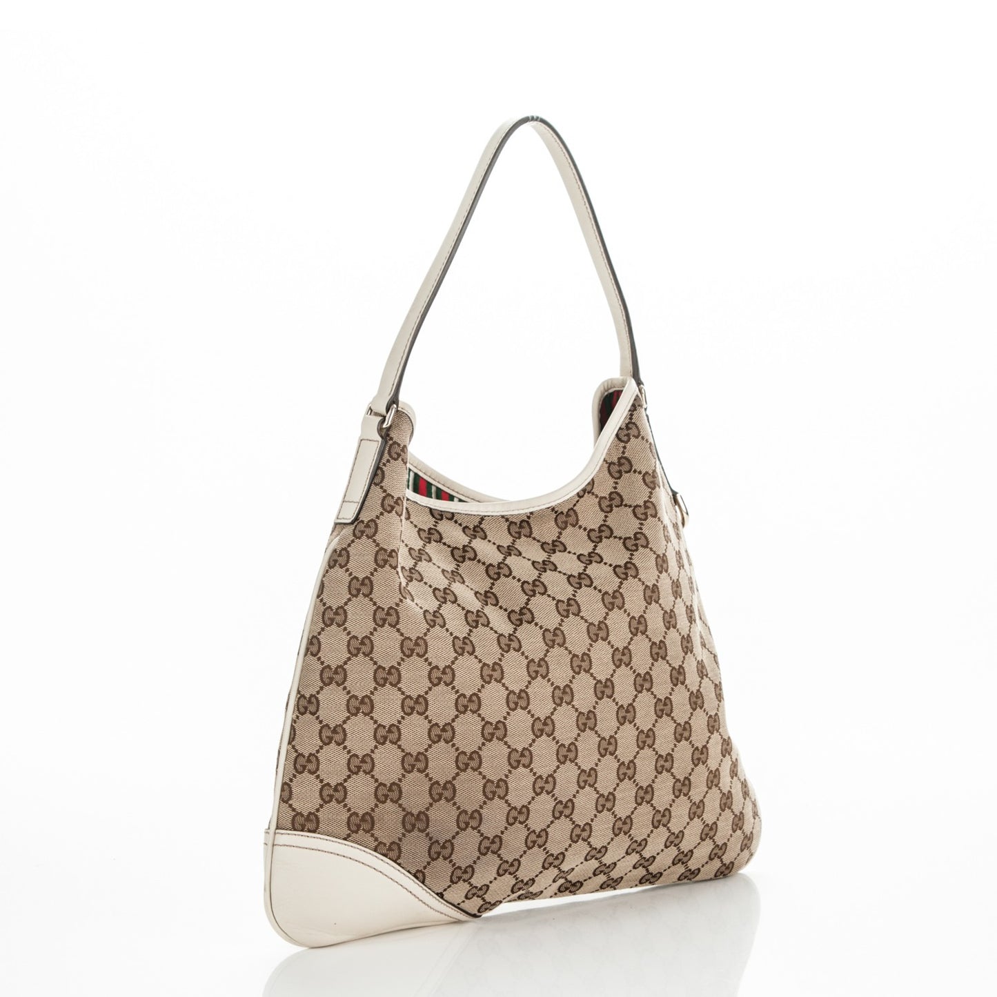 Monogram Medium New Britt Hobo Off White