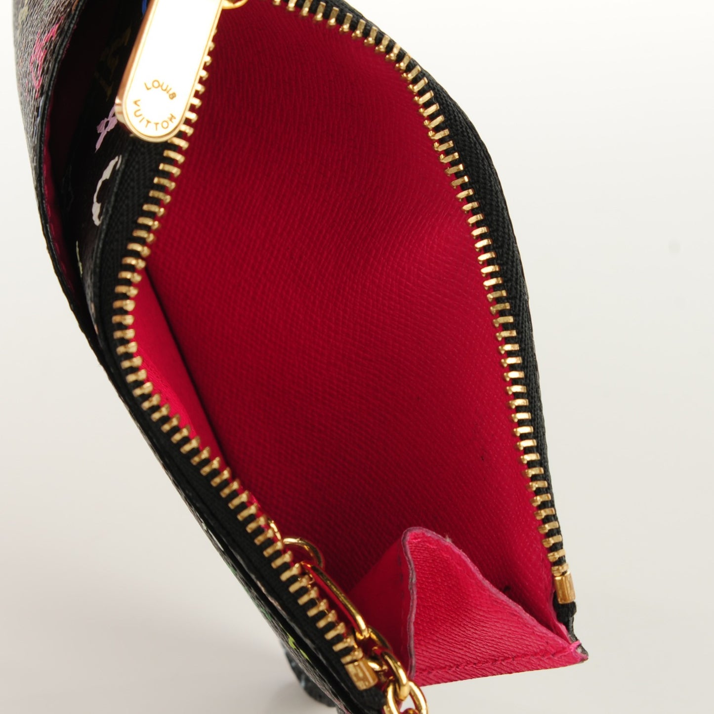 Monogram Multicolor Key Pouch Black Grenade