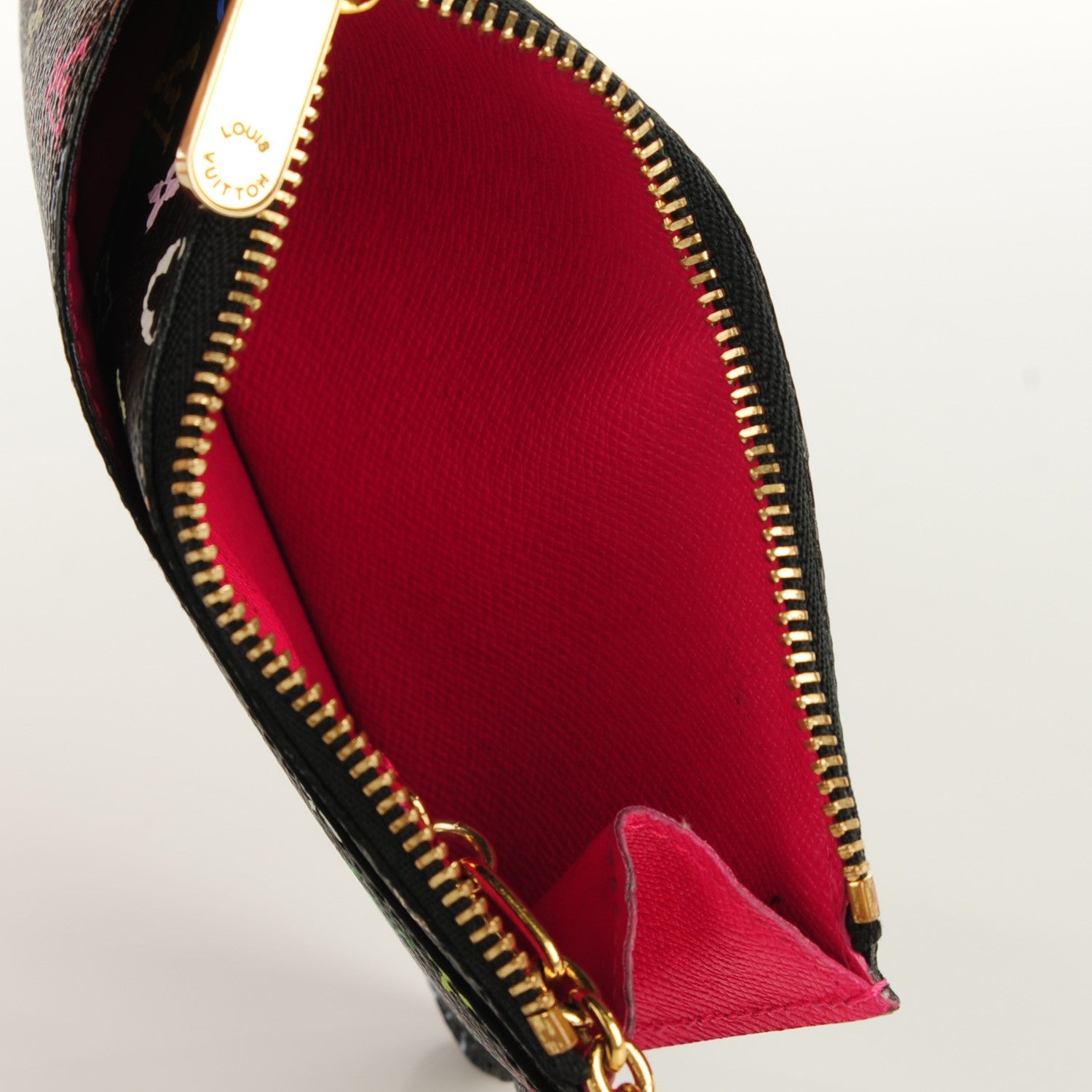 Louis Vuitton Monogram Multicolor Key Pouch Black Grenade 5 of 7