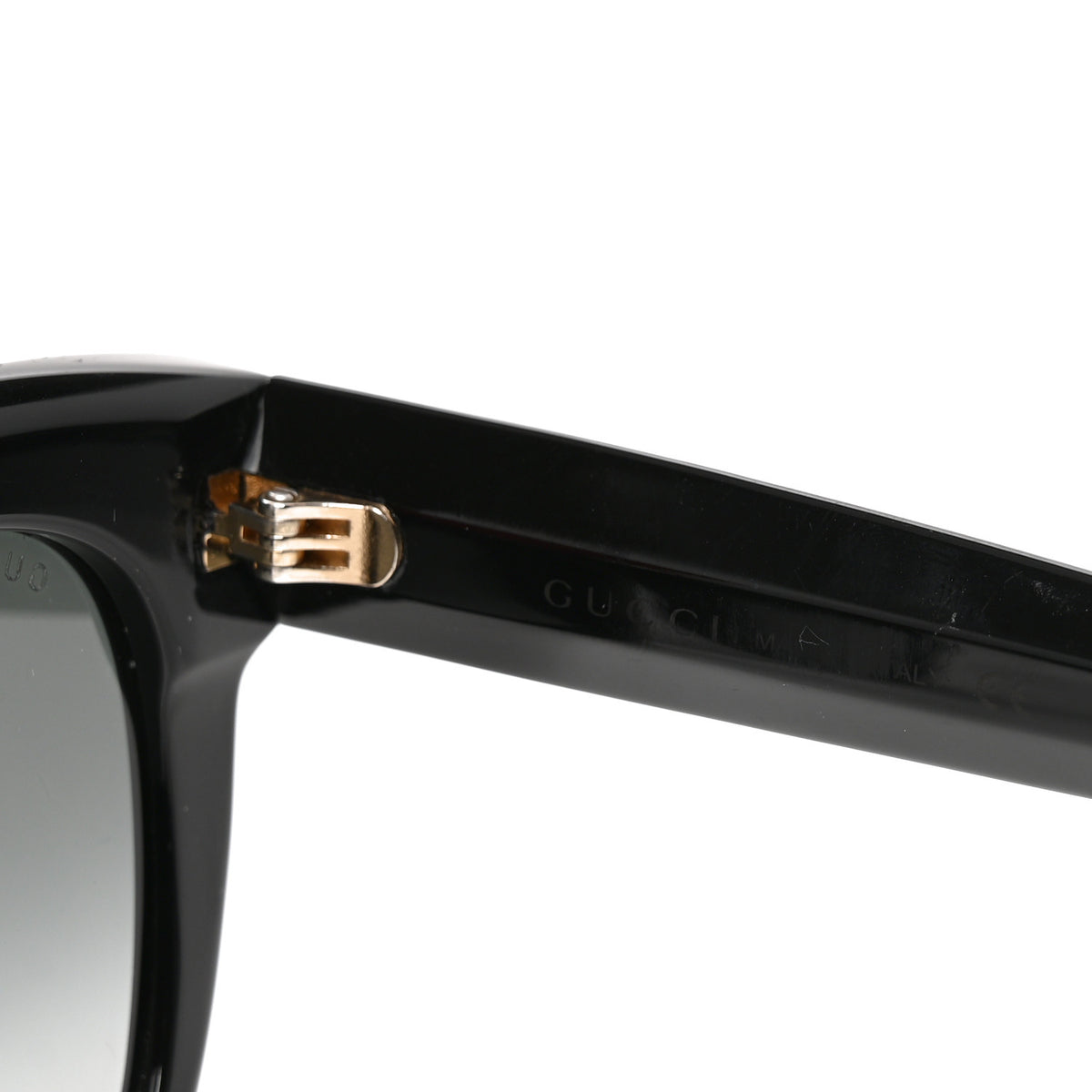 Round Frame Star Sunglasses GG0208S Black