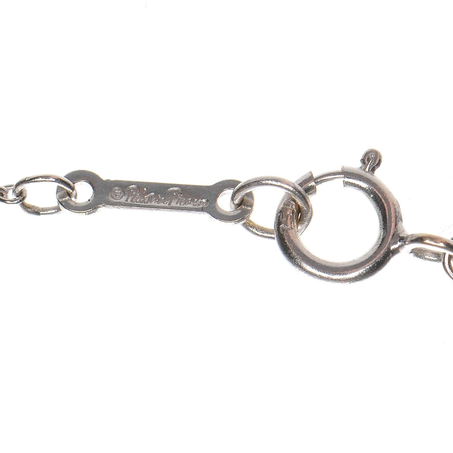 Tiffany 18K White Gold Diamond Paloma Picasso Mini Love and Kisses Pendant Necklace 6 of 9