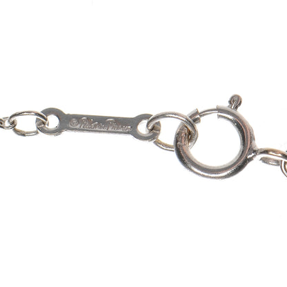 Tiffany 18K White Gold Diamond Paloma Picasso Mini Love and Kisses Pendant Necklace 6 of 9