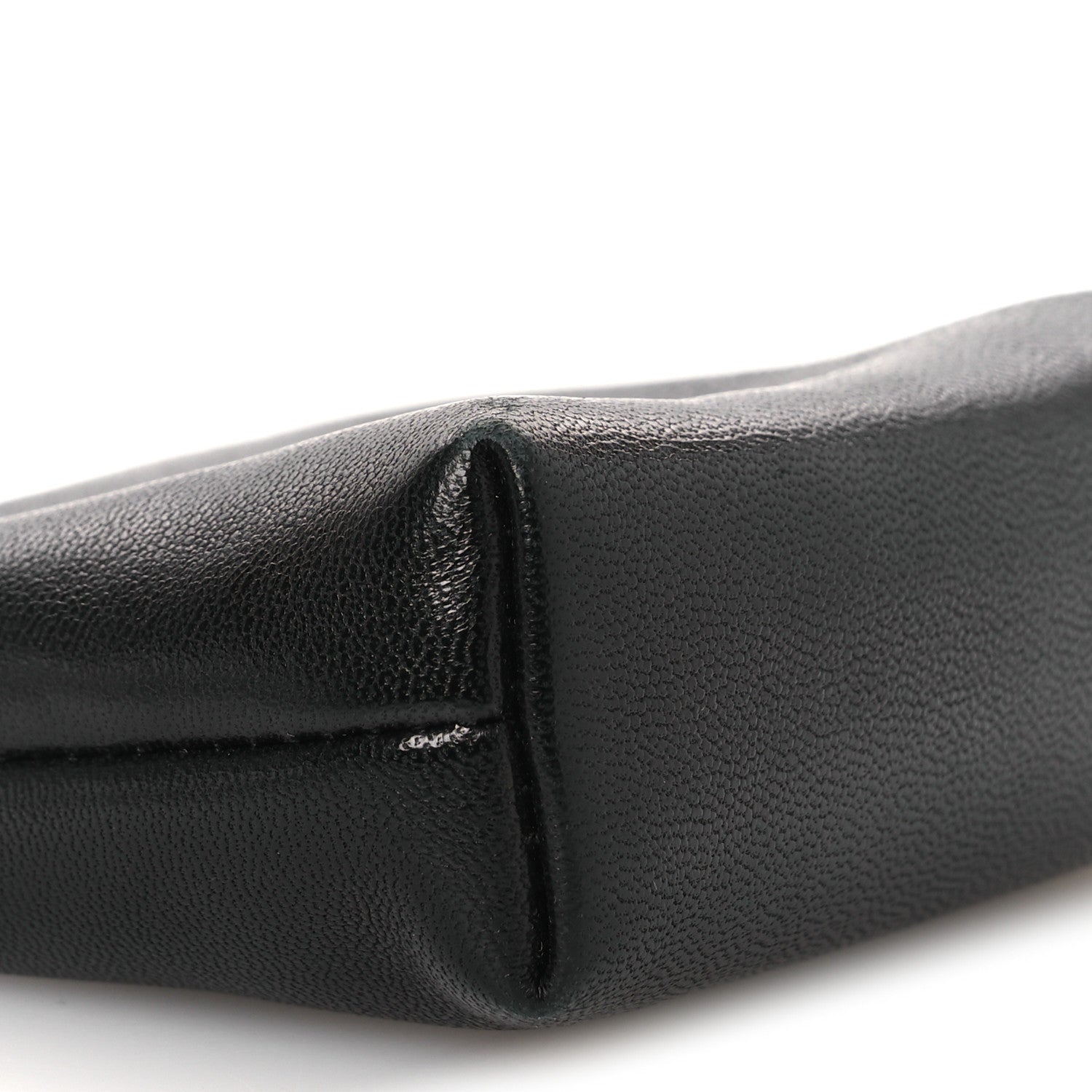 Saint Laurent Lambskin Mini Sac Charniere Black 8 of 9