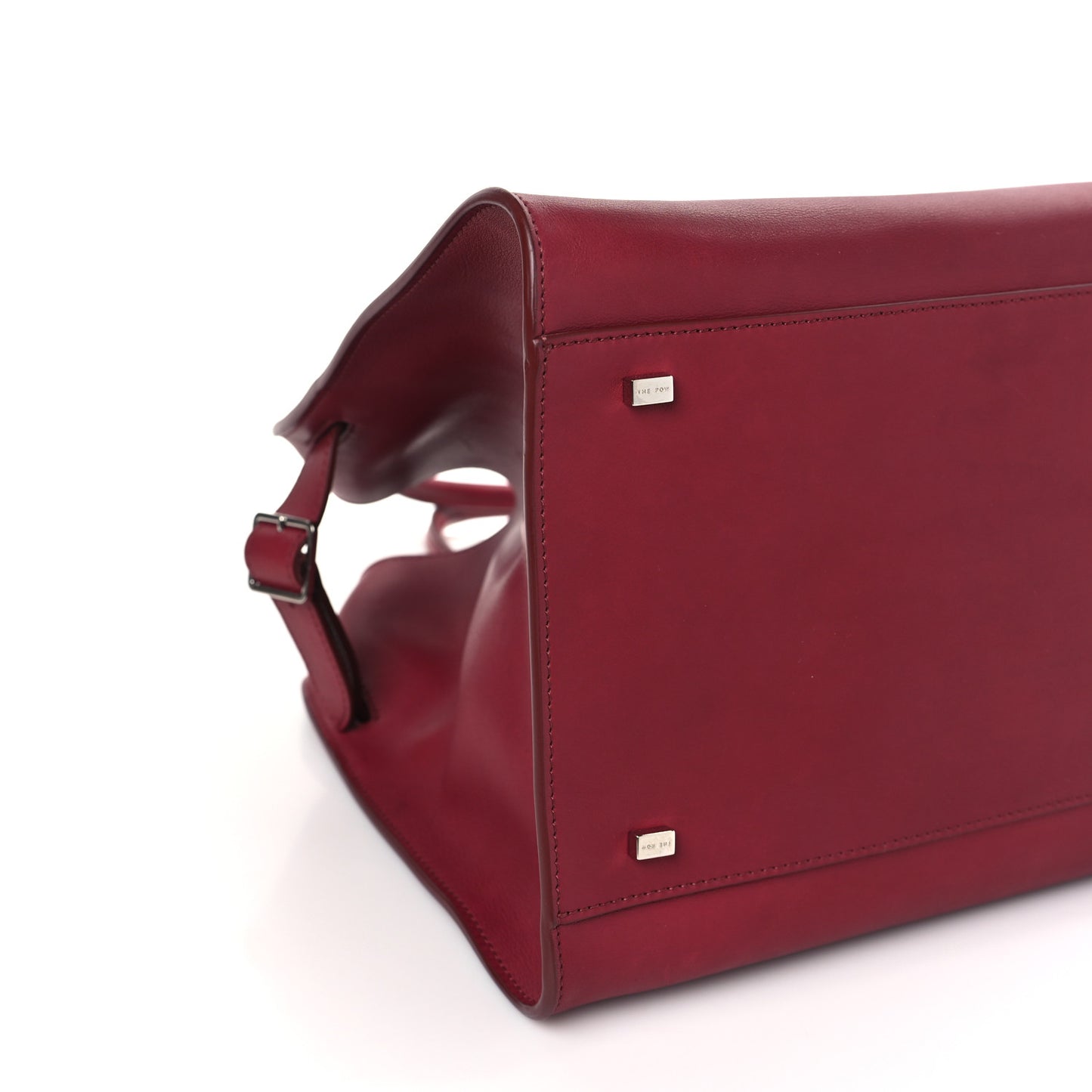 Polished Saddle Calfskin Soft Margaux 15 Amaranto