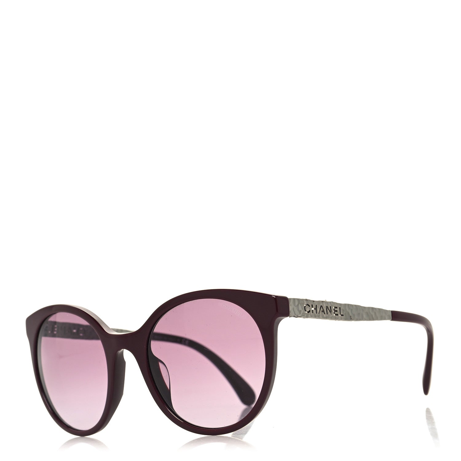 Chanel Acetate Metal Pantos Sunglasses 5440 Dark Red Pink 1 of 8
