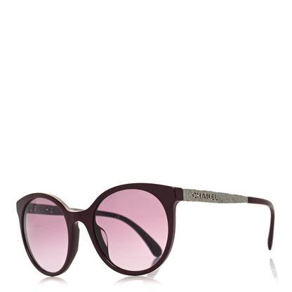 Chanel Acetate Metal Pantos Sunglasses 5440 Dark Red Pink 1 of 8