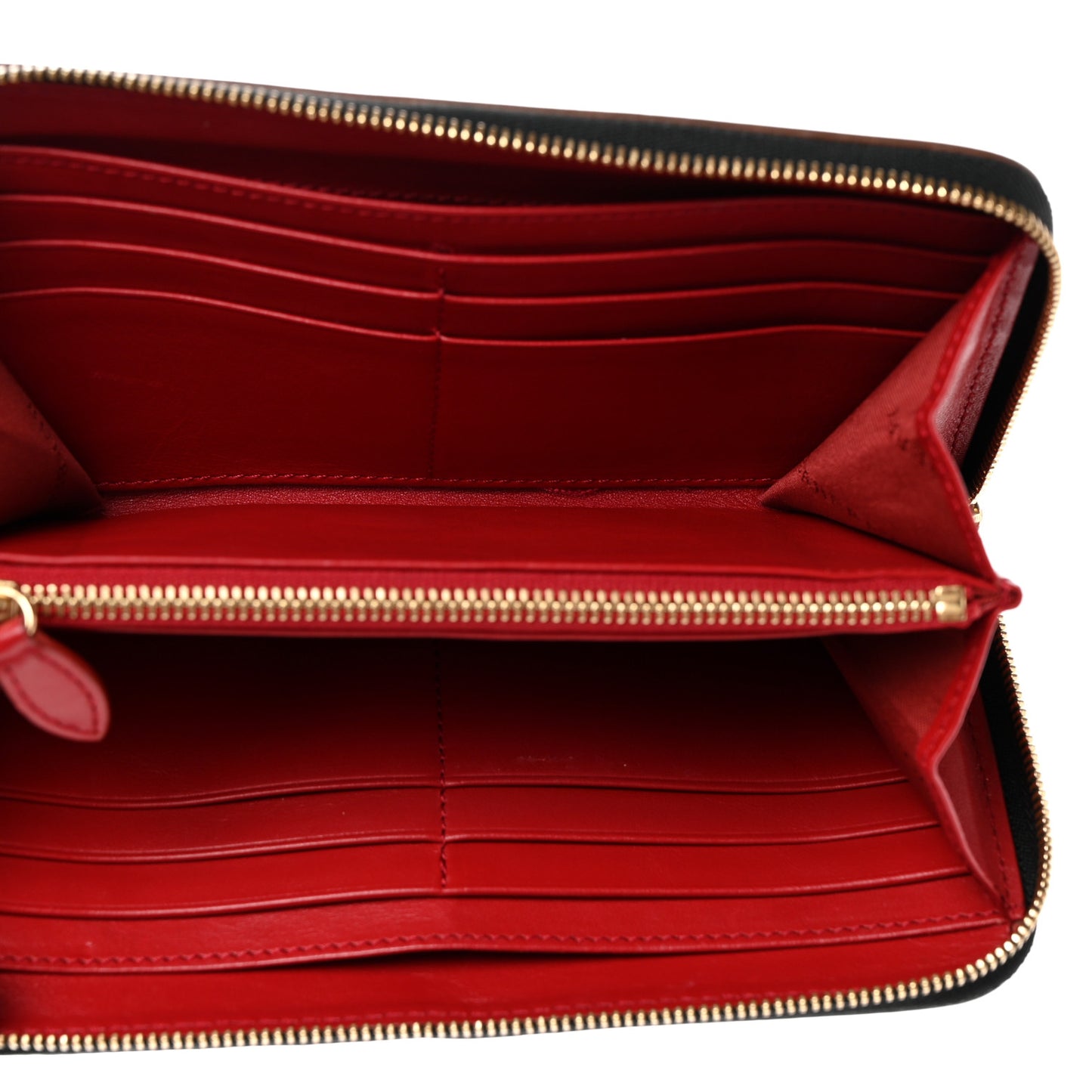 Calfskin Haymarket Check Elmore Zip Around Wallet Tan