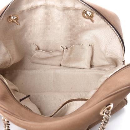 Gucci Vitello Range Medium Soho Bowler New Fango 5 of 11