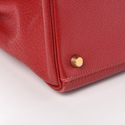 Hermes Taurillon Clemence Retourne Kelly 32 Rouge 39 of 41