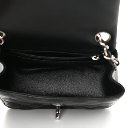 Chanel Lambskin Quilted Mini Square Flap Black 5 of 14