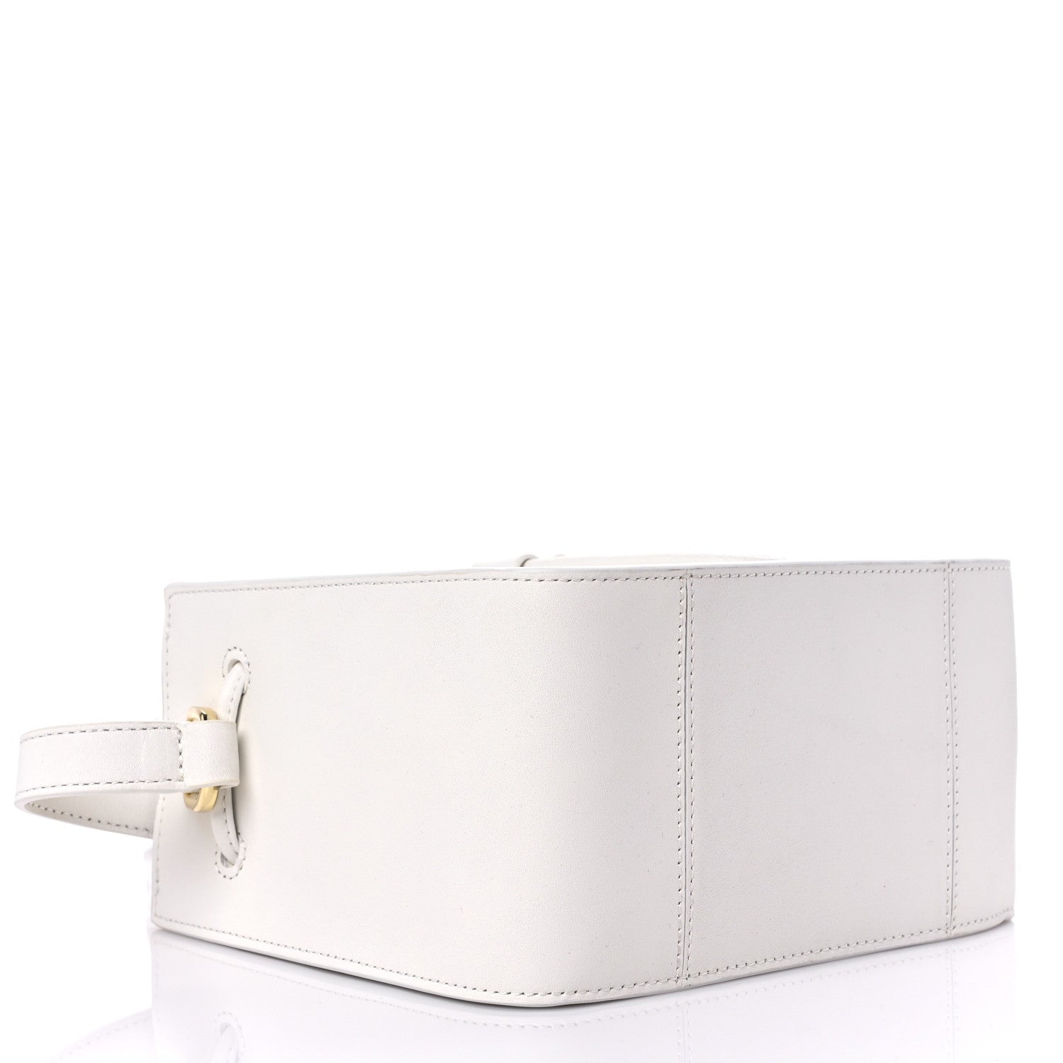 3.1 Phillip Lim Smooth Calfskin Mini Soleil Bucket Bag White 4 of 8