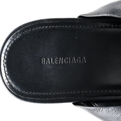 Balenciaga Smooth Nappa Drapy 80mm Sandals 38 Black 7 of 9