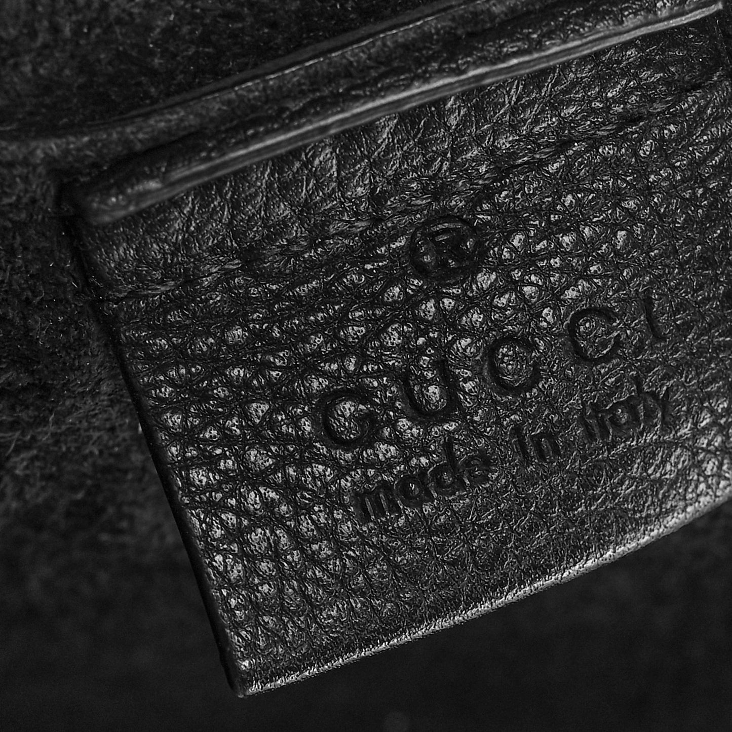Pebbled Calfskin Medium Logo Portfolio Clutch Black