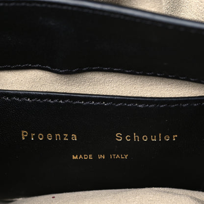 Proenza Schouler Lambskin Puffy Tobo Chain Shoulder Bag Black 6 of 9