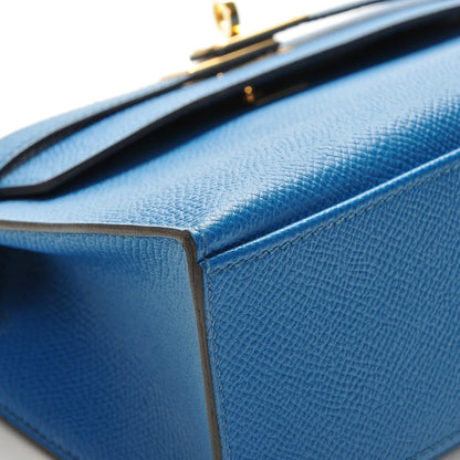 Hermes Epsom Kelly Pochette Clutch Bleu Izmir 13 of 19