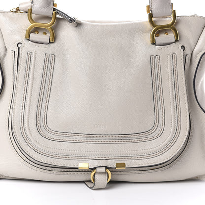 Chloe Calfskin Medium Marcie Satchel Dove 7 of 9