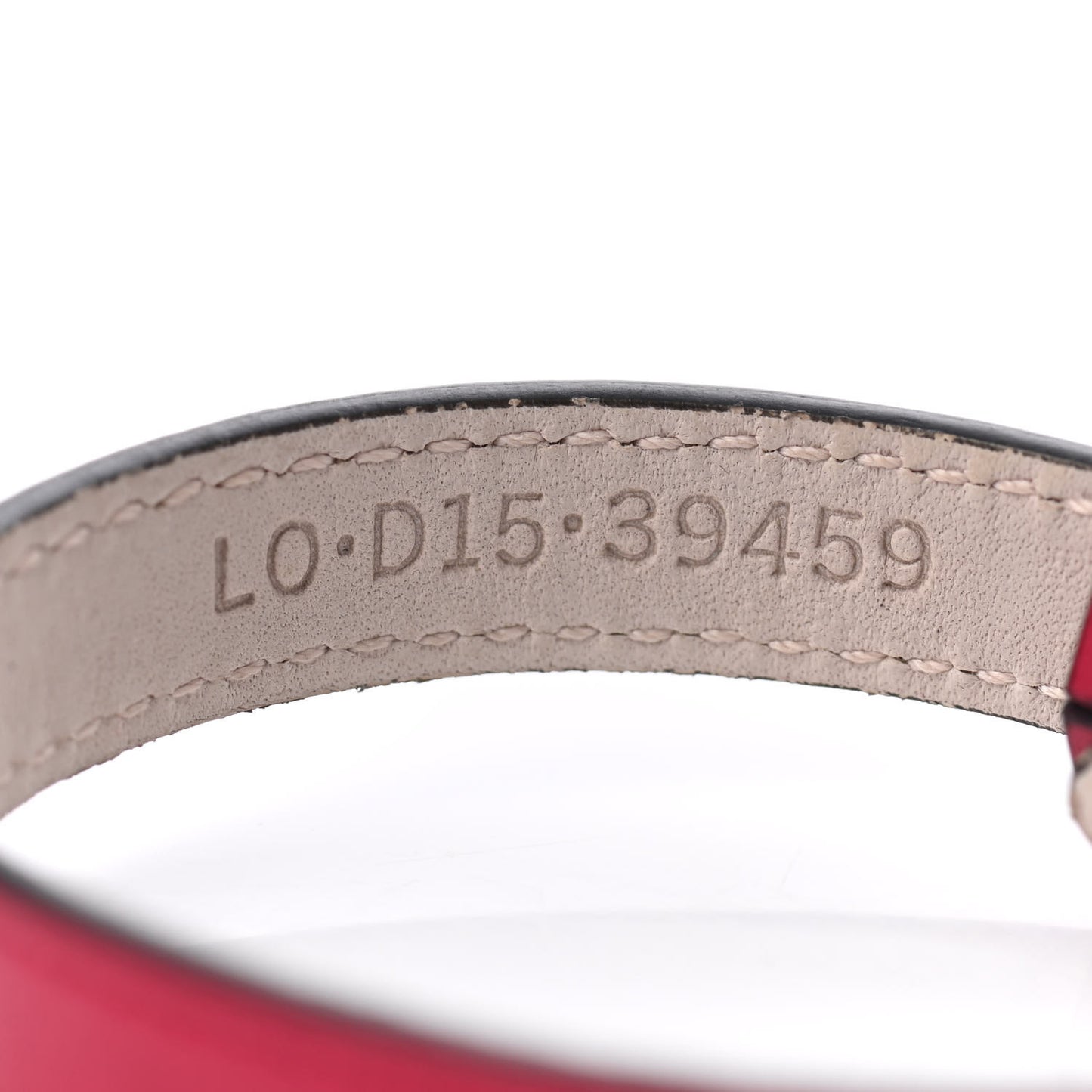 Calfskin Serpenti Forever Bracelet L Bright Rose