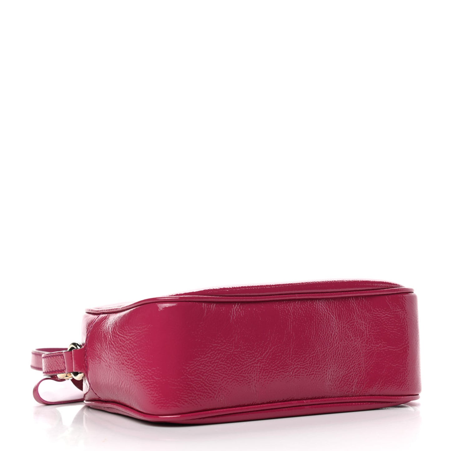 Vernice Naplack Small Soho Disco Bag Bright Bougainvillea