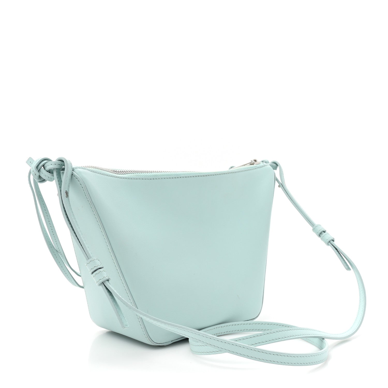 Loewe Calfskin Mini Hammock Hobo Soft Blue Iceberg 3 of 17