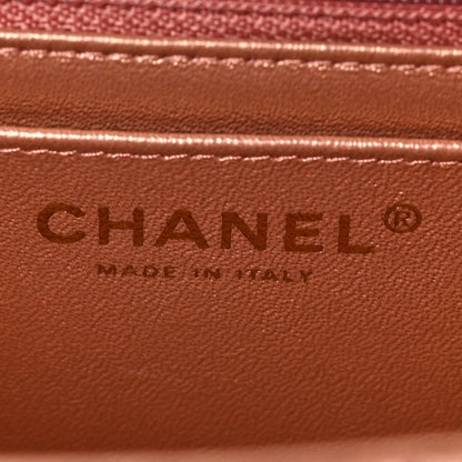 Chanel Iridescent Quilted Rectangle Mini Flap Pink 6 of 9