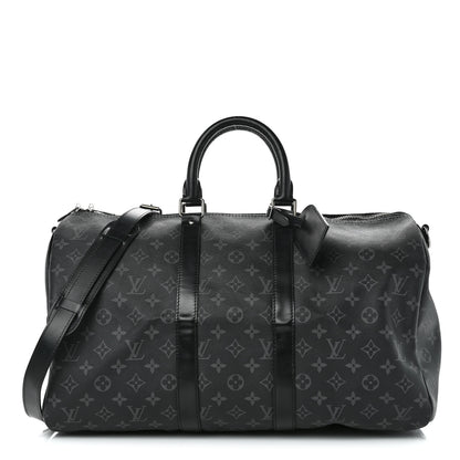 Louis Vuitton Monogram Eclipse Keepall Bandouliere 45 1 of 11