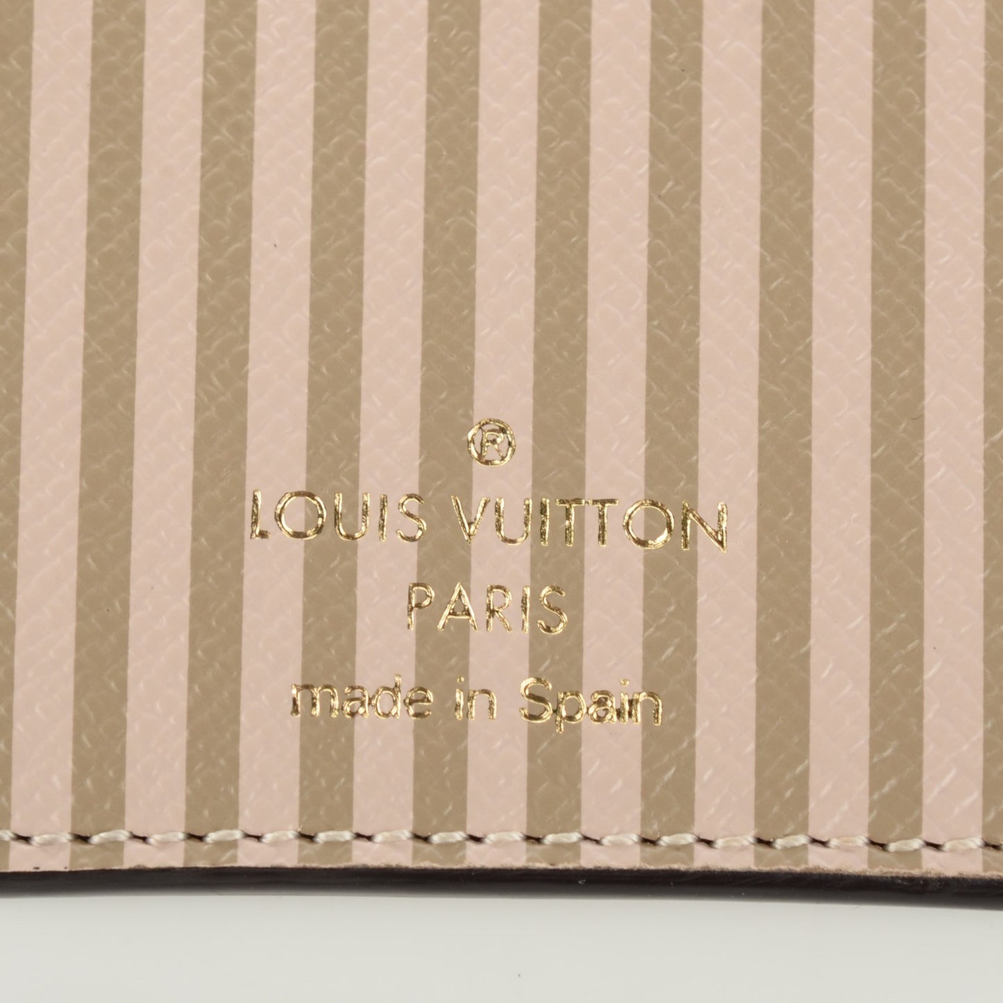 Damier Ebene Illustre Trunk Key Holder Beige