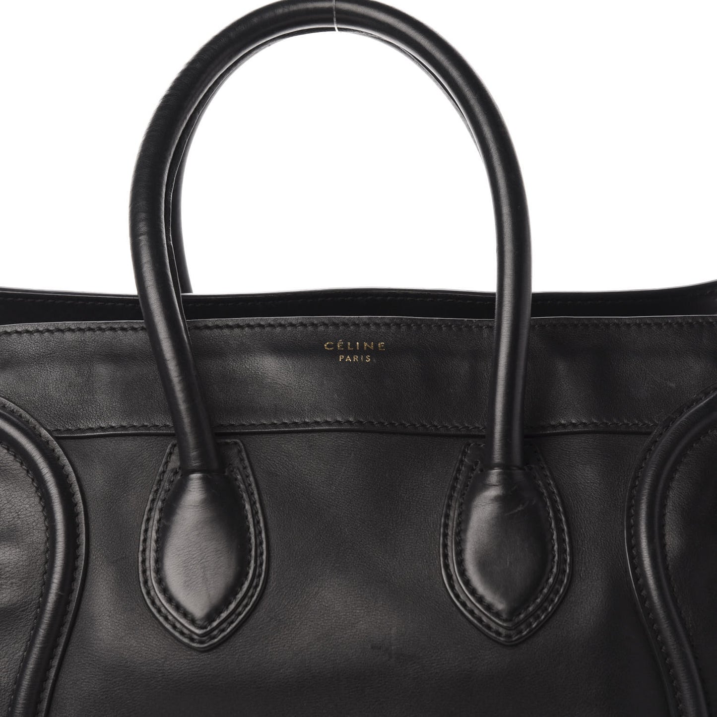 Smooth Calfskin Mini Luggage Black