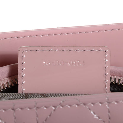 Christian Dior Lambskin Cannage Medium Lady Dior Rose Clair 7 of 9