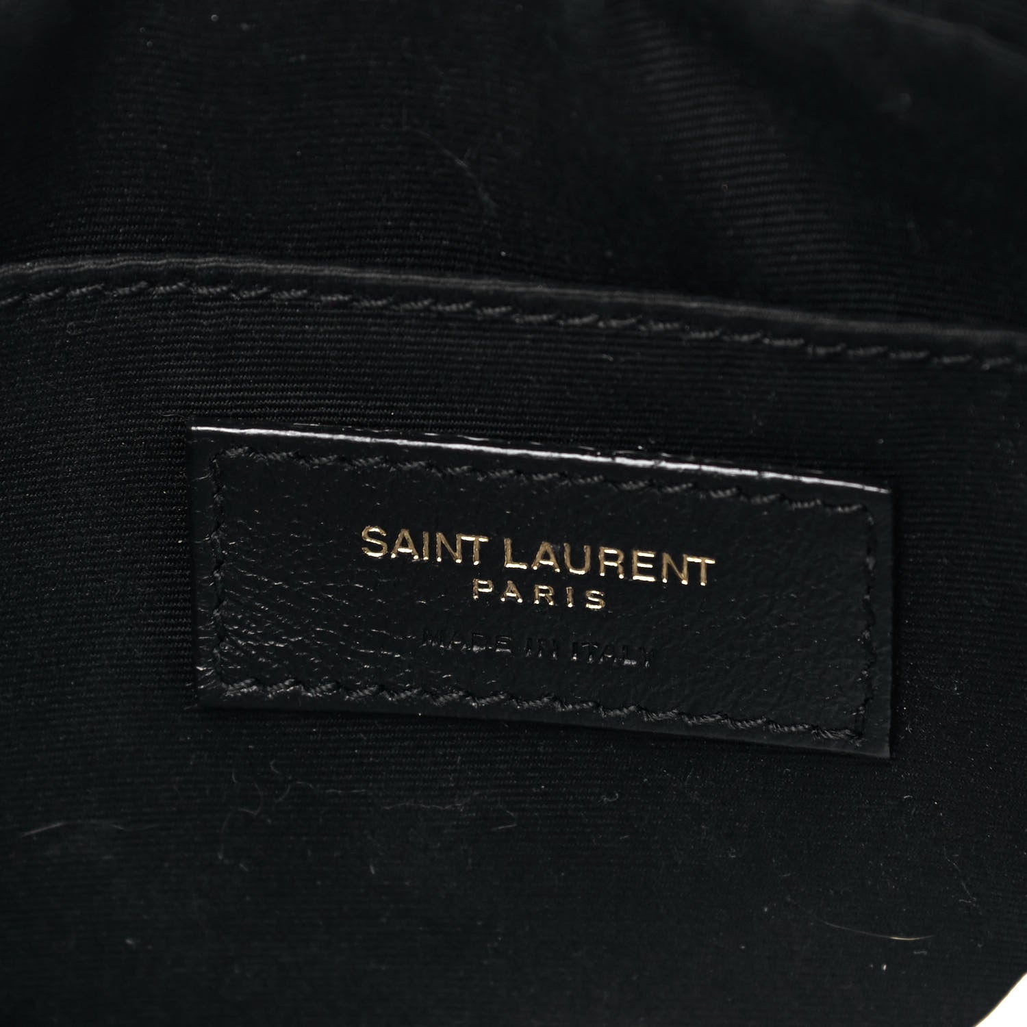 Saint Laurent Calfskin Matelasse Monogram Lou Camera Bag Black 6 of 9