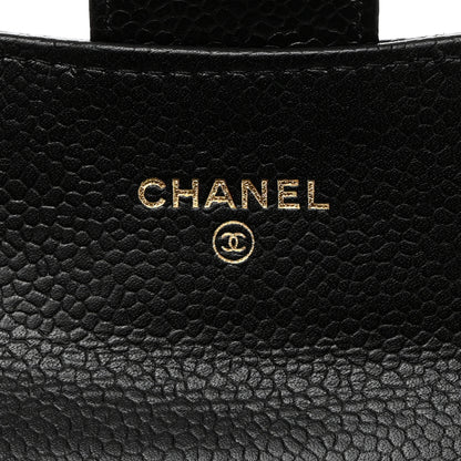 Chanel Caviar Quilted Flap Card Holder Wallet Black 6 of 8