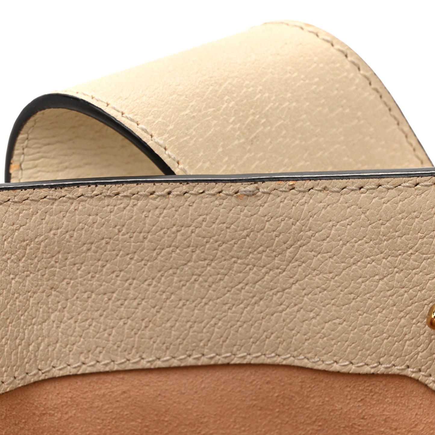 GG Supreme Monogram Flora Textured Calfskin Small Padlock Tote Beige Ebony Multicolor Mystic White