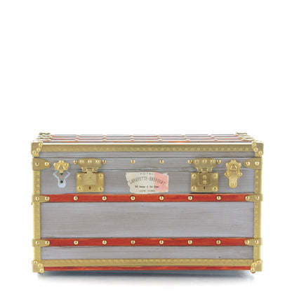 Louis Vuitton Mini Malle Zinc Trunk Paperweight Jewelry Box 1 of 8