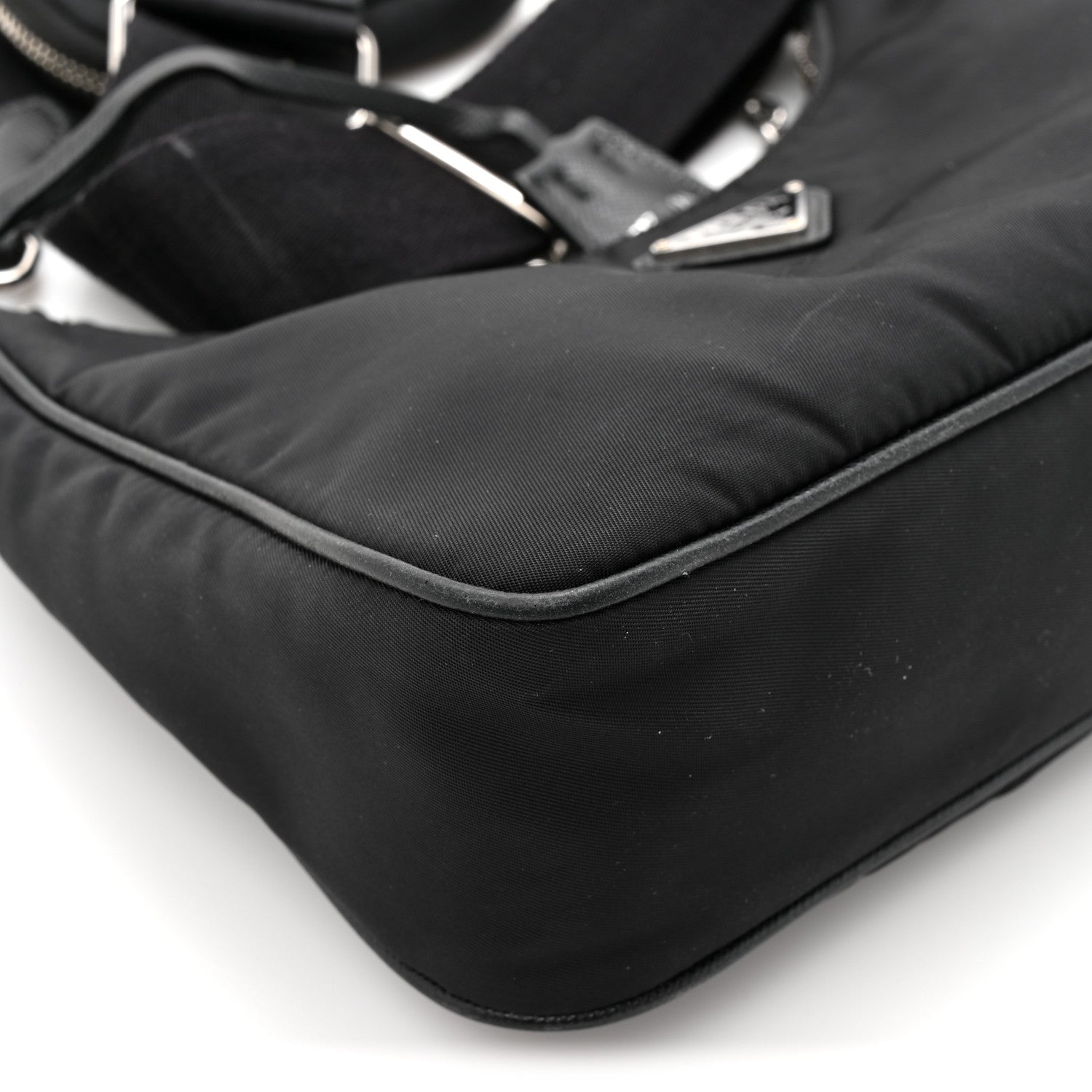 Prada Nylon Re-Edition 2005 Shoulder Bag Black 11 of 13