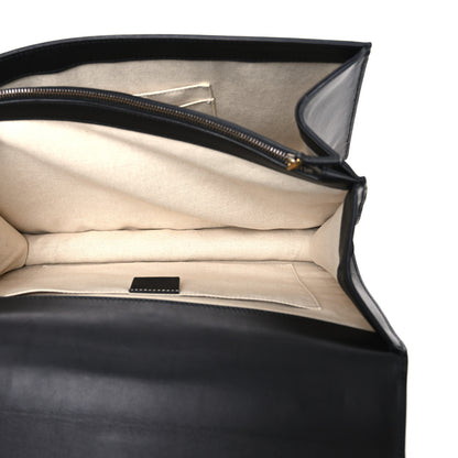 Gucci Calfskin Bamboo Web Large Dionysus Top Handle Bag Black Bright Evergreen Hibiscus Red 5 of 10