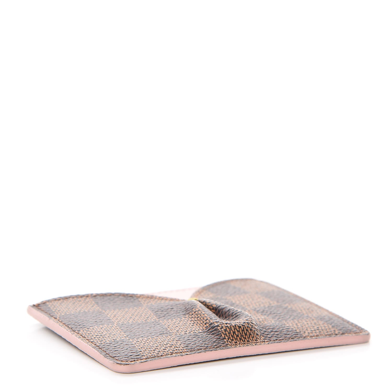 Louis Vuitton Damier Ebene Caissa Card Holder Rose Ballerine 4 of 6