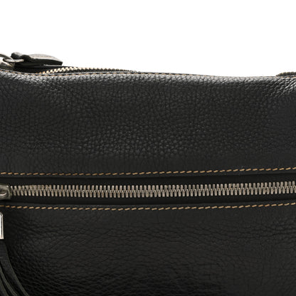 Chanel Grained Calfskin Tassel Shoulder Bag Black 8 of 14