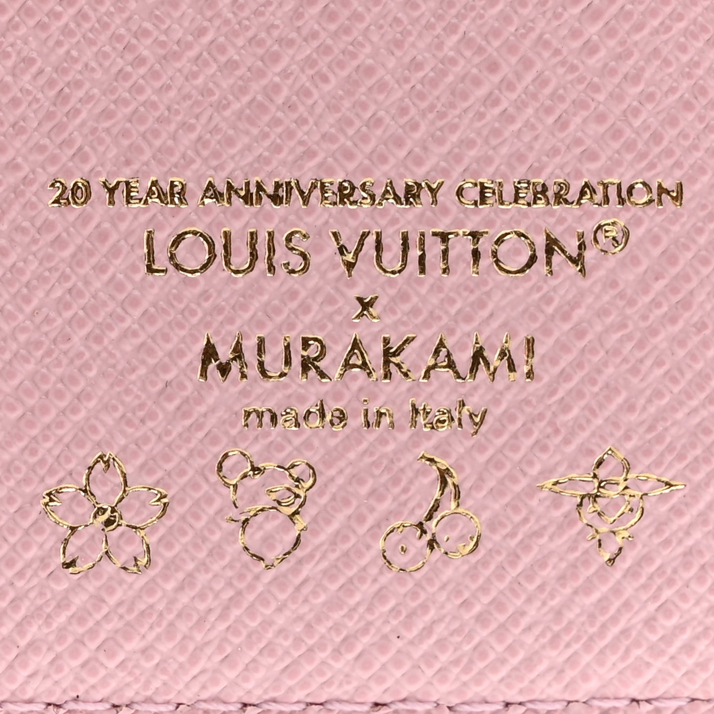 LV X TM Monogram Cherry Blossom Victorine Wallet Sakura Brown