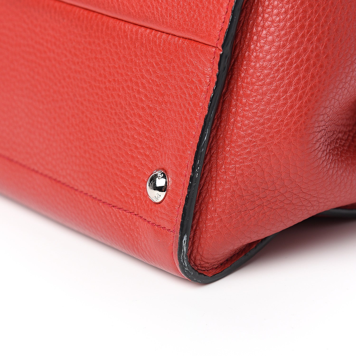 Prada Vitello Daino Shopping Tote Rosso 11 of 12