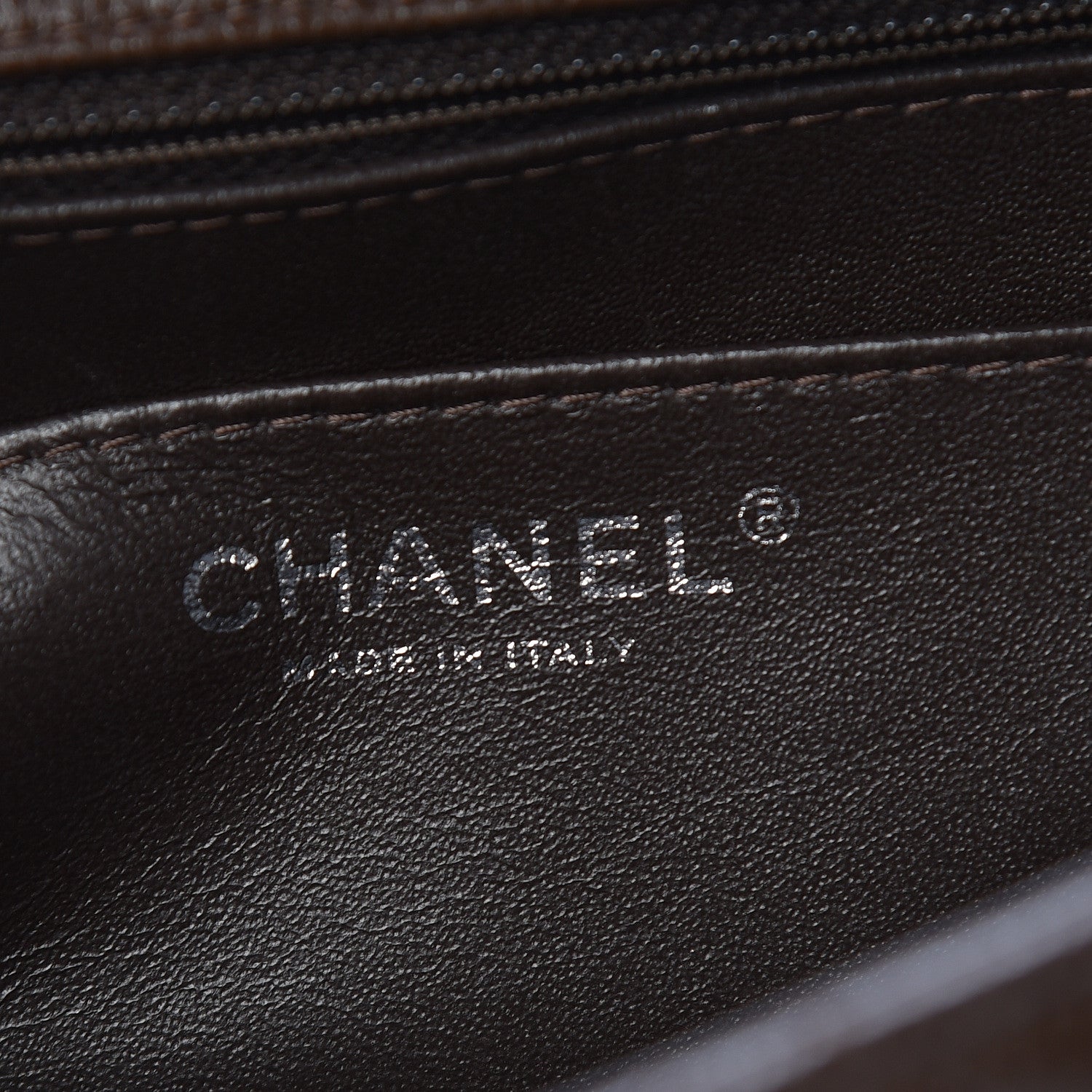 Chanel Caviar Quilted Jumbo Single Flap Dark Brown 6 of 16