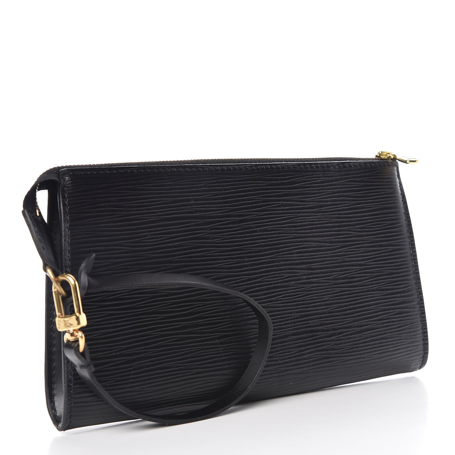 Louis Vuitton Epi Pochette Accessories 21 Black 3 of 11