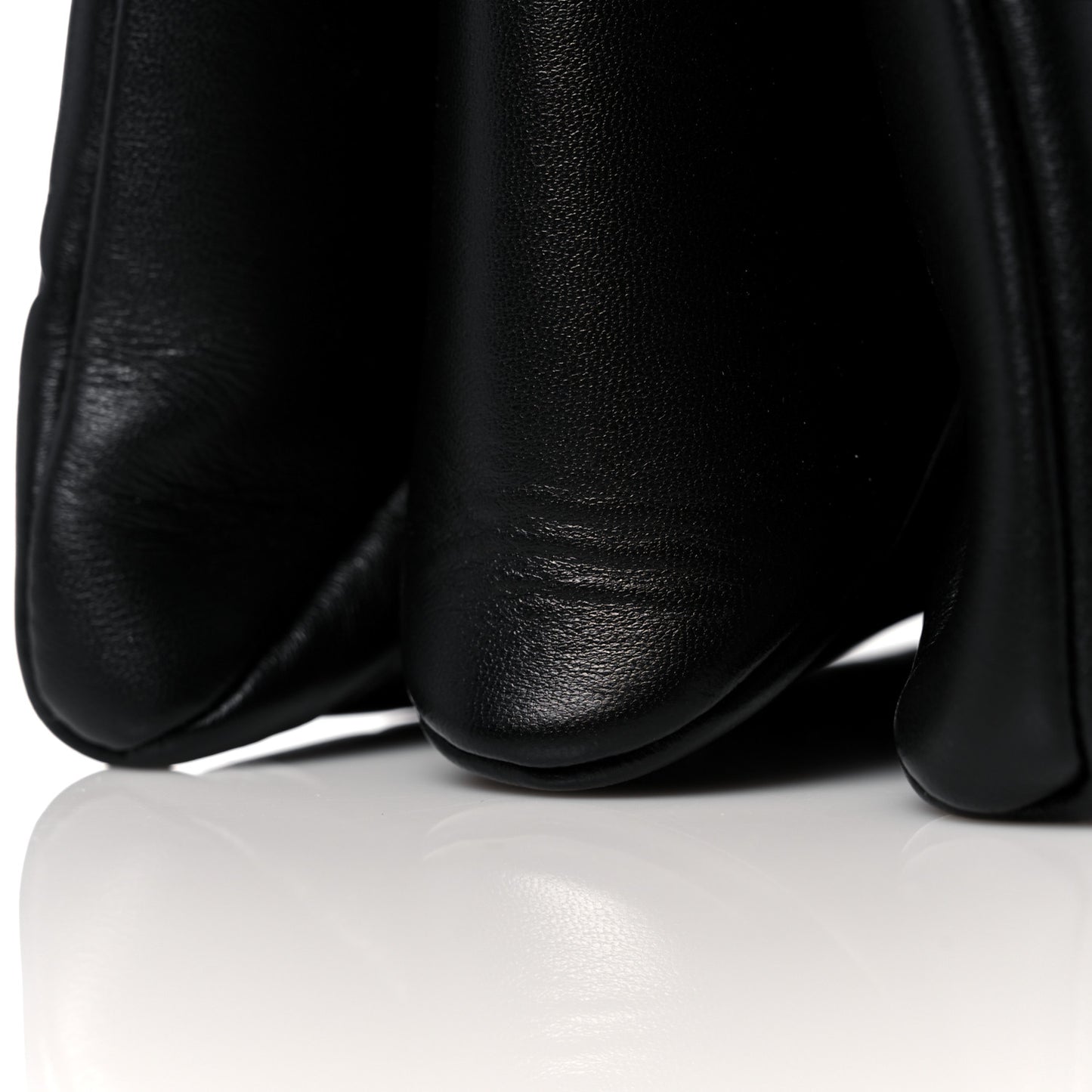Lambskin Embossed Monogram Coussin MM Black